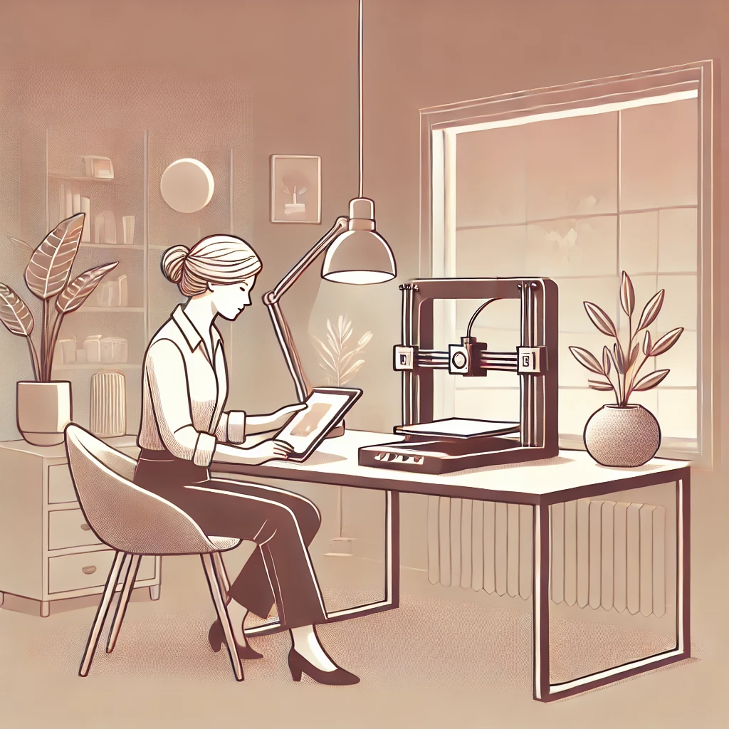 Illustratie van een woonkamer